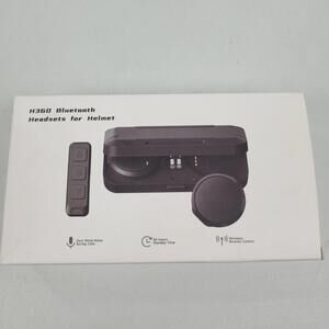 Motorcycle Helmet Headset with Remote Control No Installation True Wireless